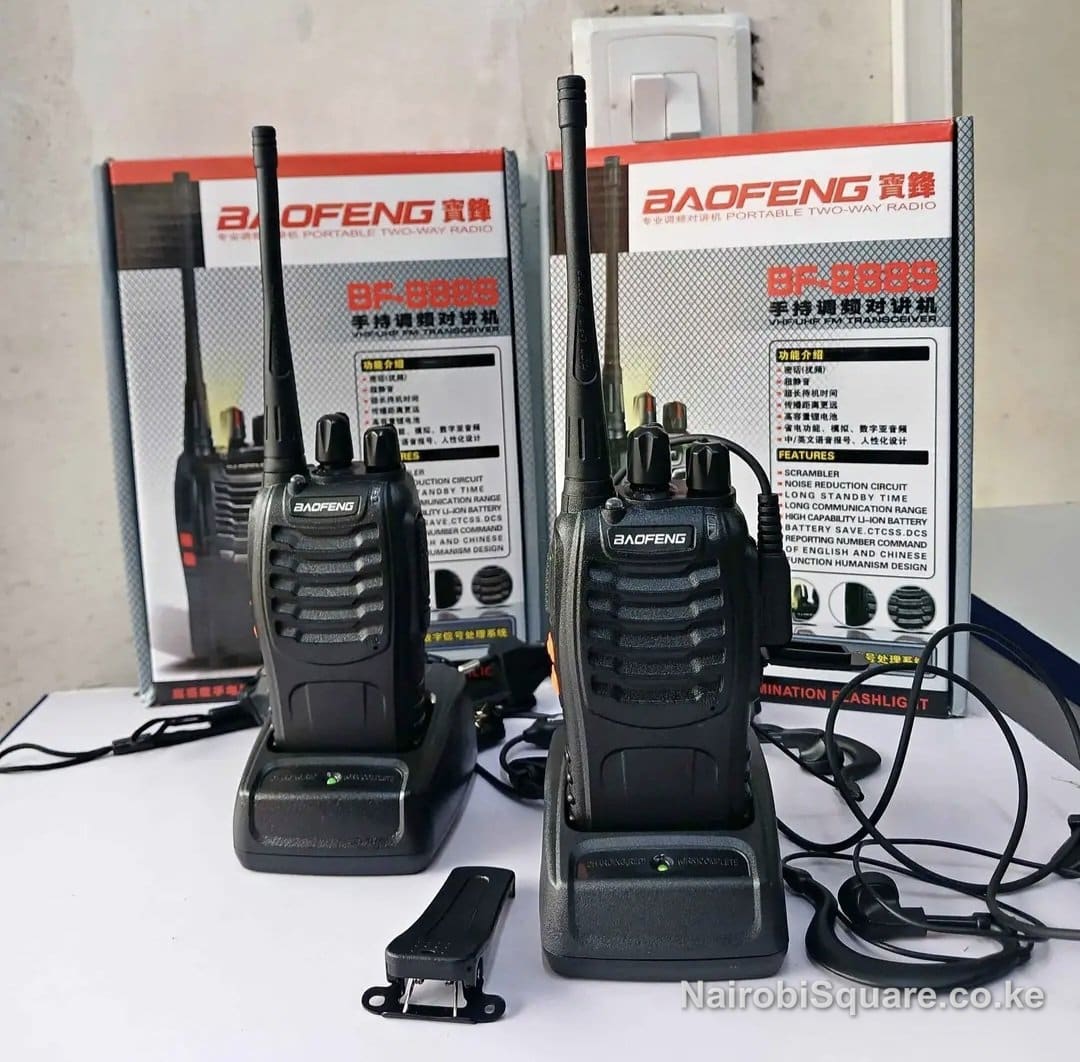 Baofeng BF-888S Handheld Two-Way Walkie Talkie Radio Set