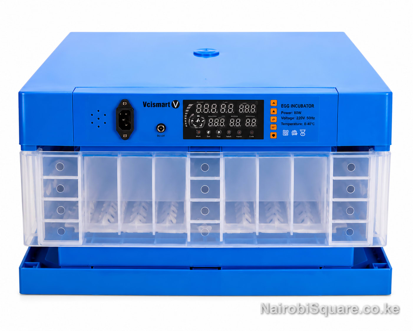 64 Eggs Automatic Egg Incubator with Digital Temperature Control & Automatic Egg Turning