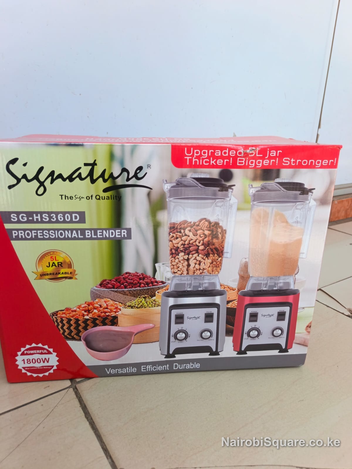 Signature 5L Heavy Duty Blender 360D for Juice & Smoothies