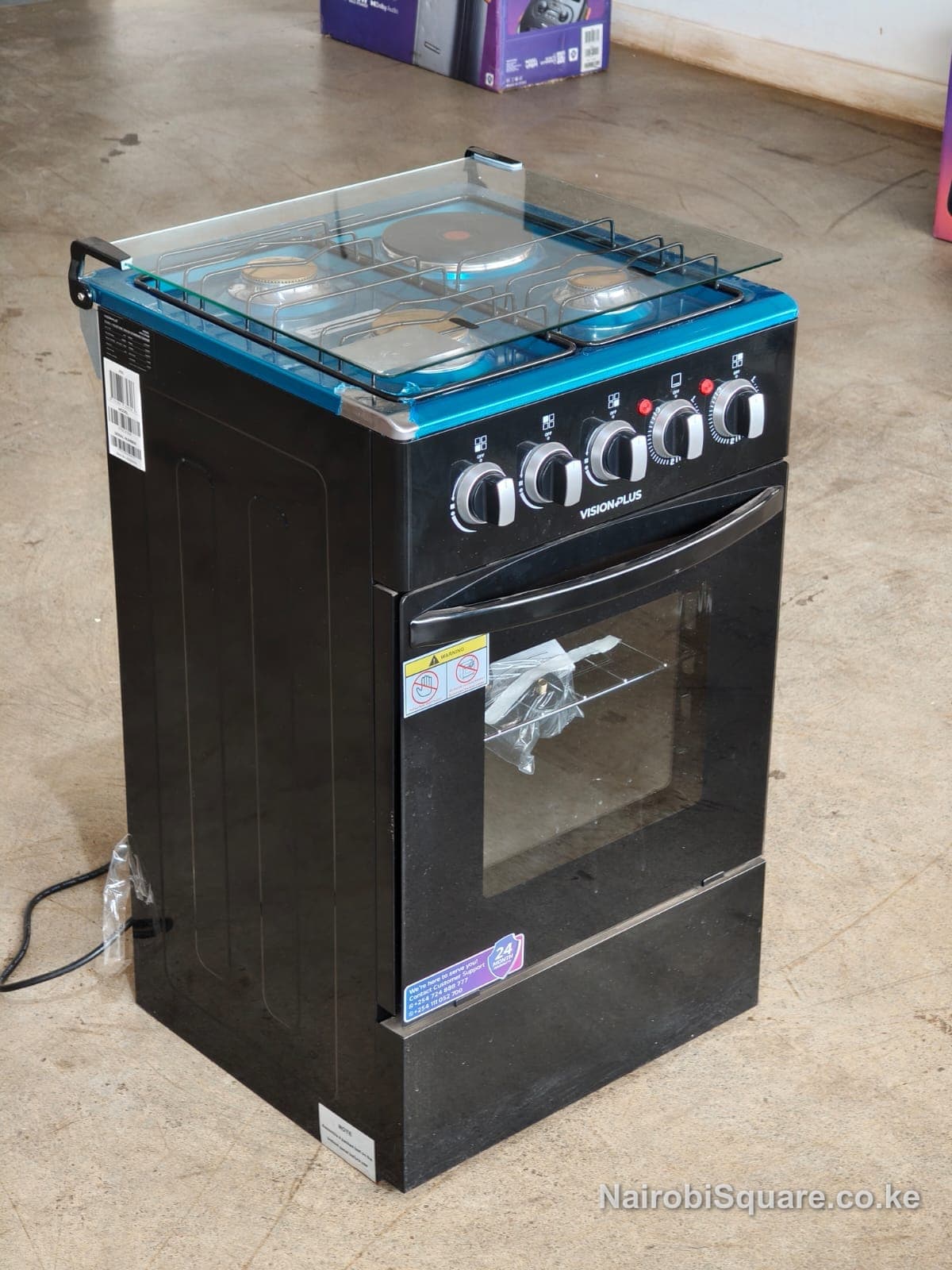 Vision 50×55 Freestanding Cooker 3+1 Burners – Practical Kitchen Cooker