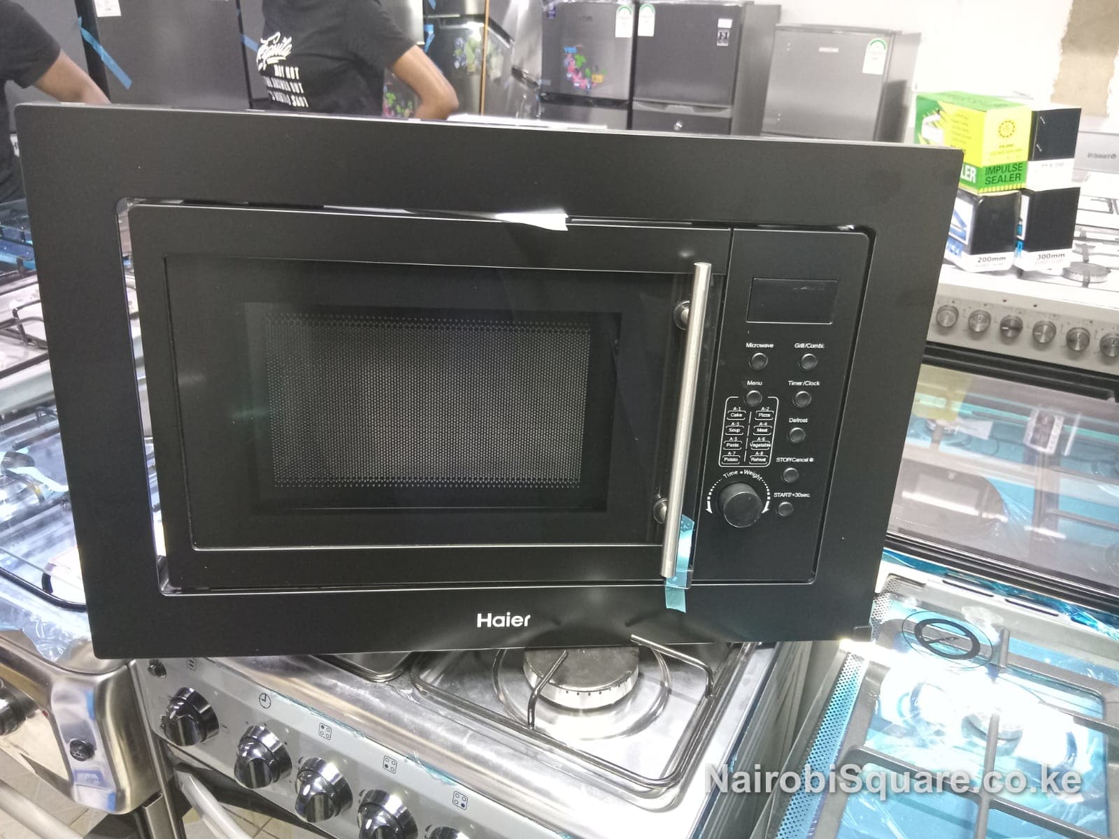 Haier HBMW23LB Built-In Microwave 23L 60cm – Modern Kitchen Microwave