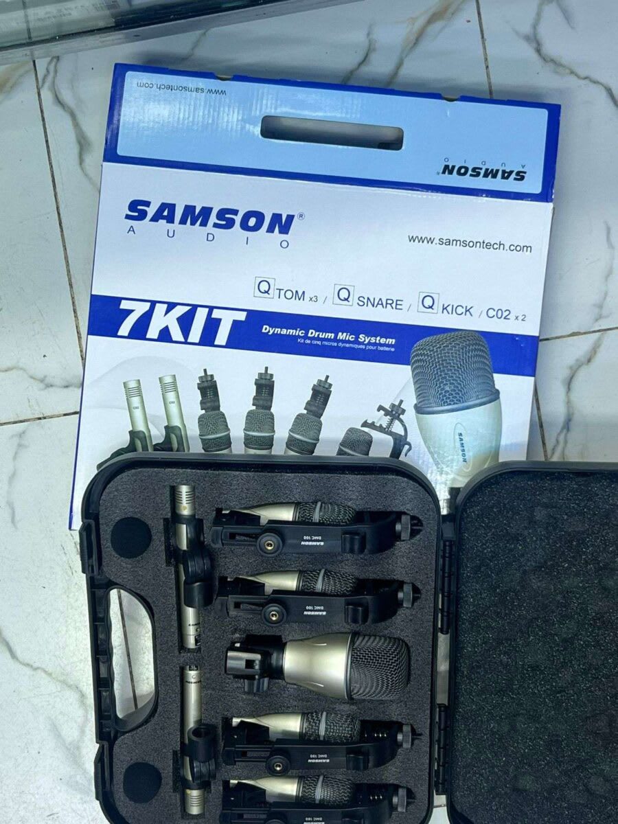 Samson 7 Kit Drum Microphone Set for Sale