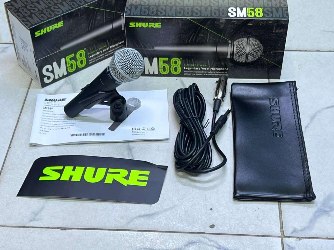 Shure SM58 dynamic vocal microphone