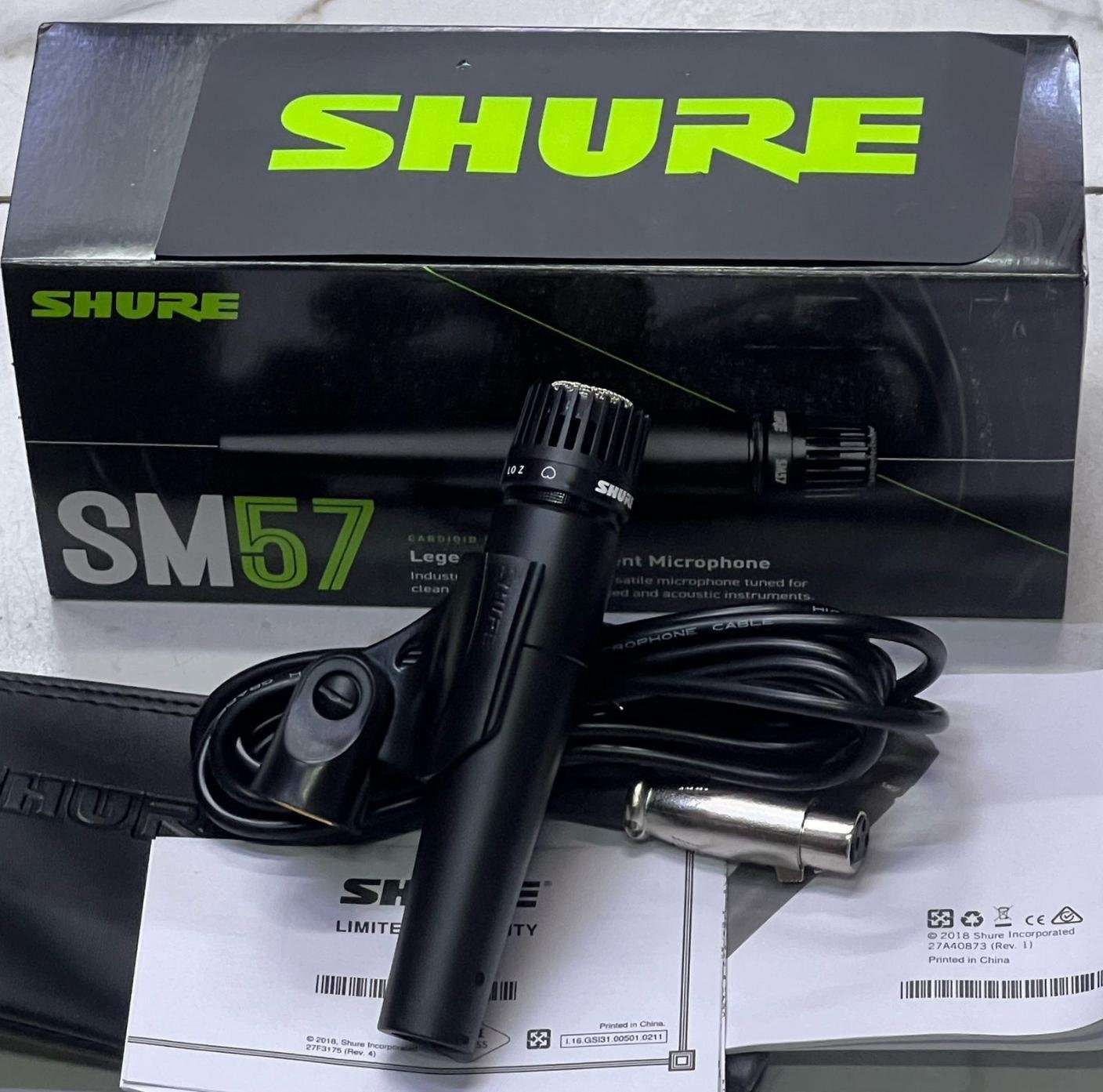 Shure SM57 Professional Dynamic Instrument Mic
