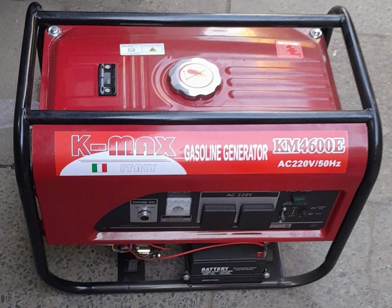 K-MAX KM4600E 2.4kVA Petrol Generator – Key Start, Heavy Duty, Fuel Efficient