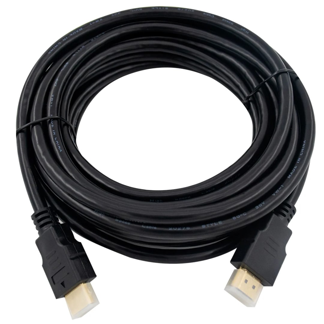 HDMI to HDMI Cable 5m – High Speed 4K 3D Gold Plated Connectors