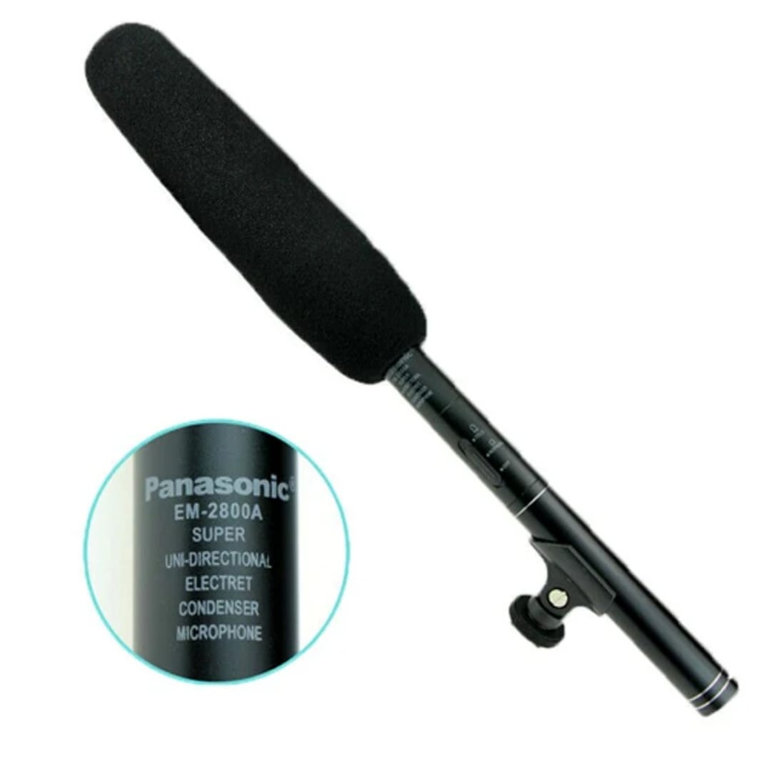 Panasonic EM-2800A Condenser Shotgun Mic for Professional Video