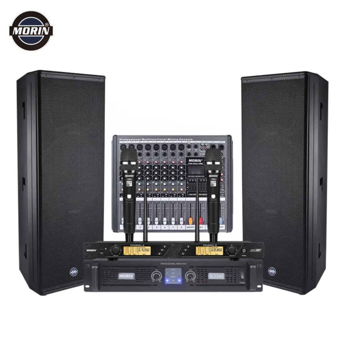 Professional EV Full-Range Speakers and CS4000 Amp Sound System
