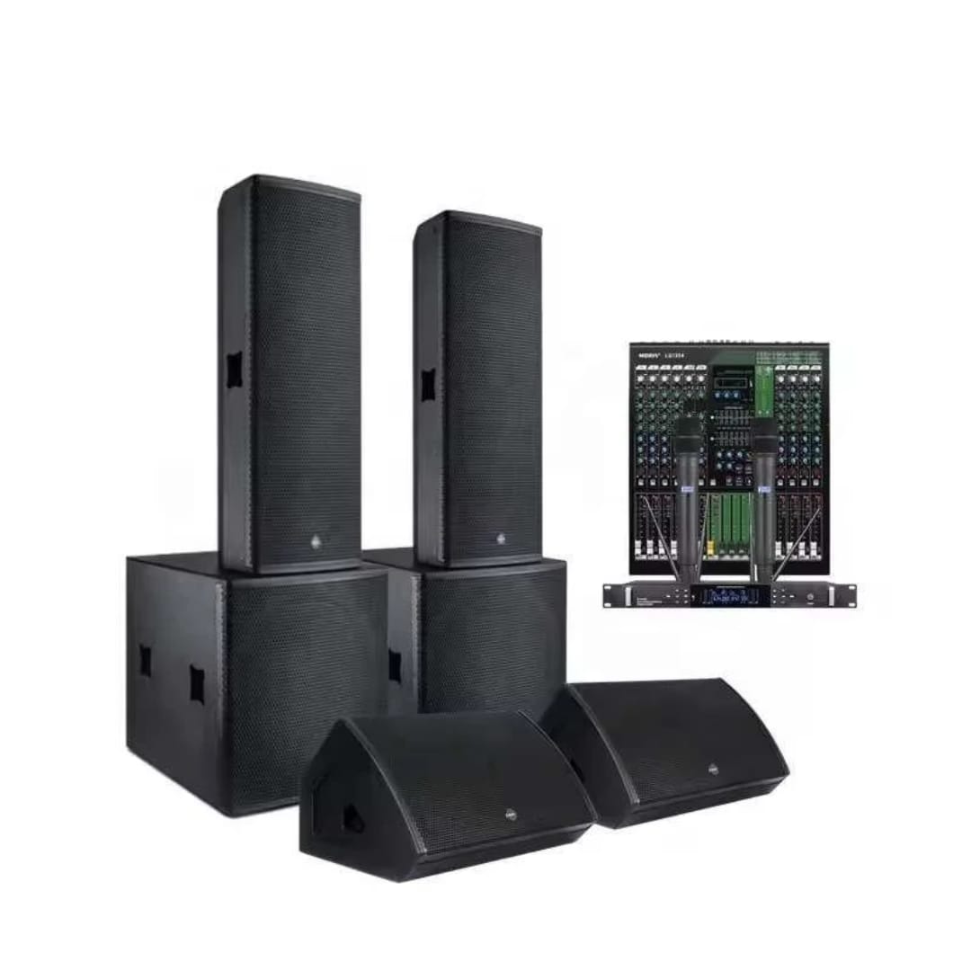 Complete EV Professional Sound System with Soundcraft 16 Channel Mixer and Shure Wireless Mics
