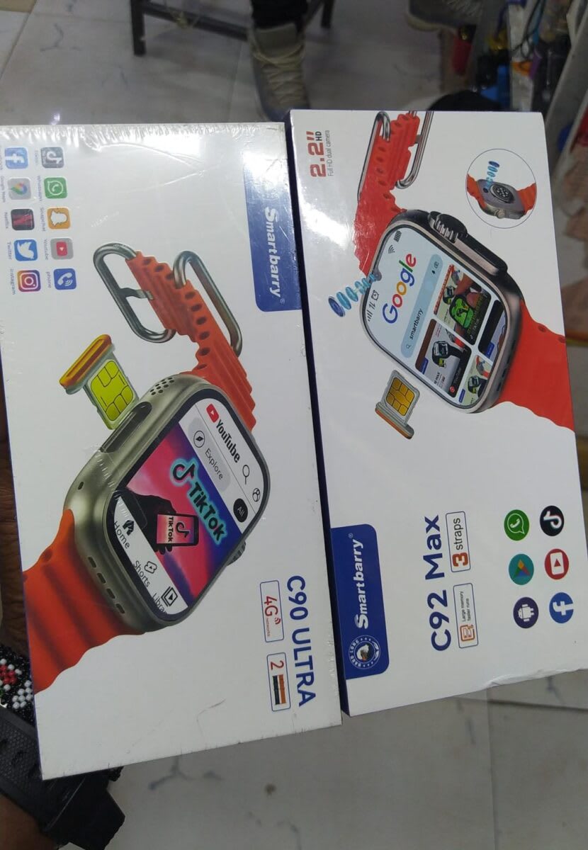 Smartberry C96 & C92 Max 5G Android Smartwatch with SIM Card Support