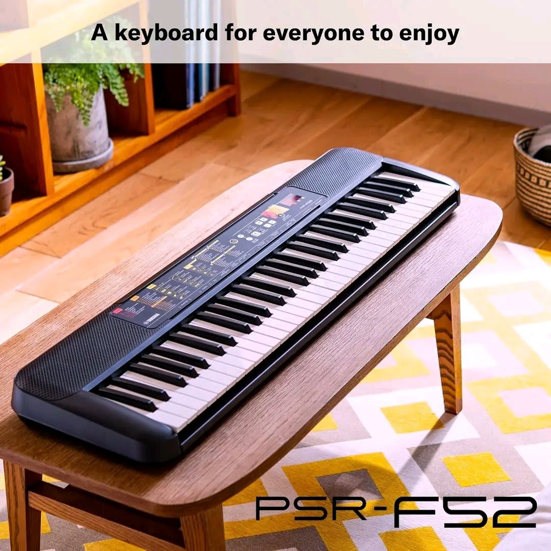 Yamaha PSR-F52 Portable Beginner Keyboard – 61 Keys
