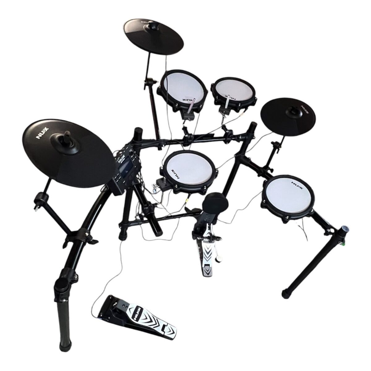 NUX DM-210 Electronic Drum Set | All Mesh Head Digital Kit