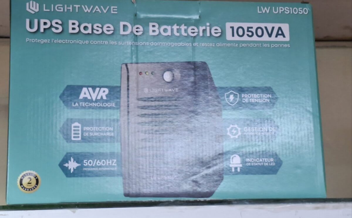 Lightwave 1050VA UPS Battery Backup with AVR