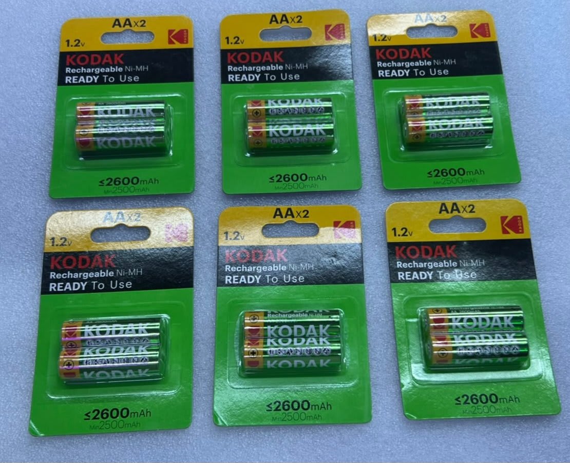 Kodak Rechargeable AA Ni-MH batteries Pair