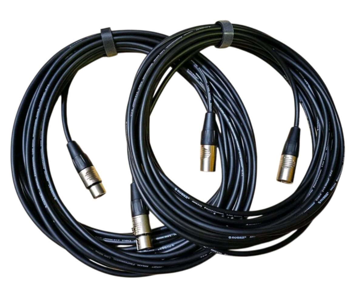 XLR 5m Mic Cables