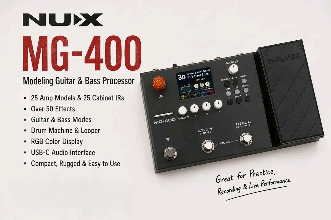 Nux MG-400 Multi-Effects Guitar Processor
