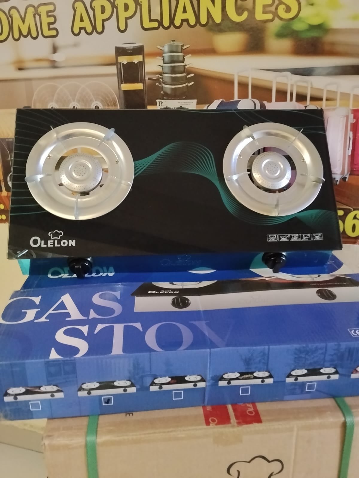Olelon 2 Burner Glass Top Cooker