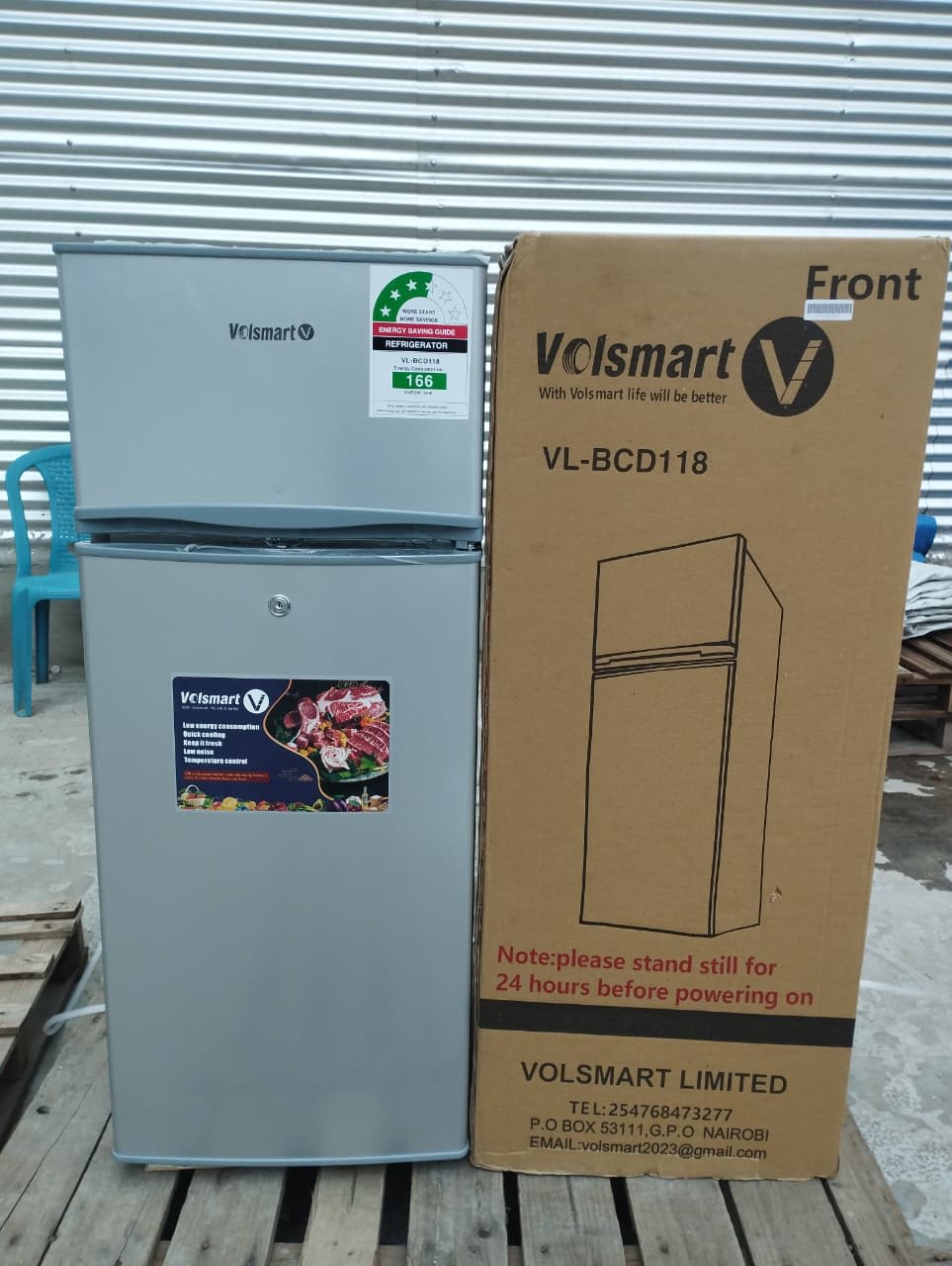 Volsmart 118L Double Door Fridges