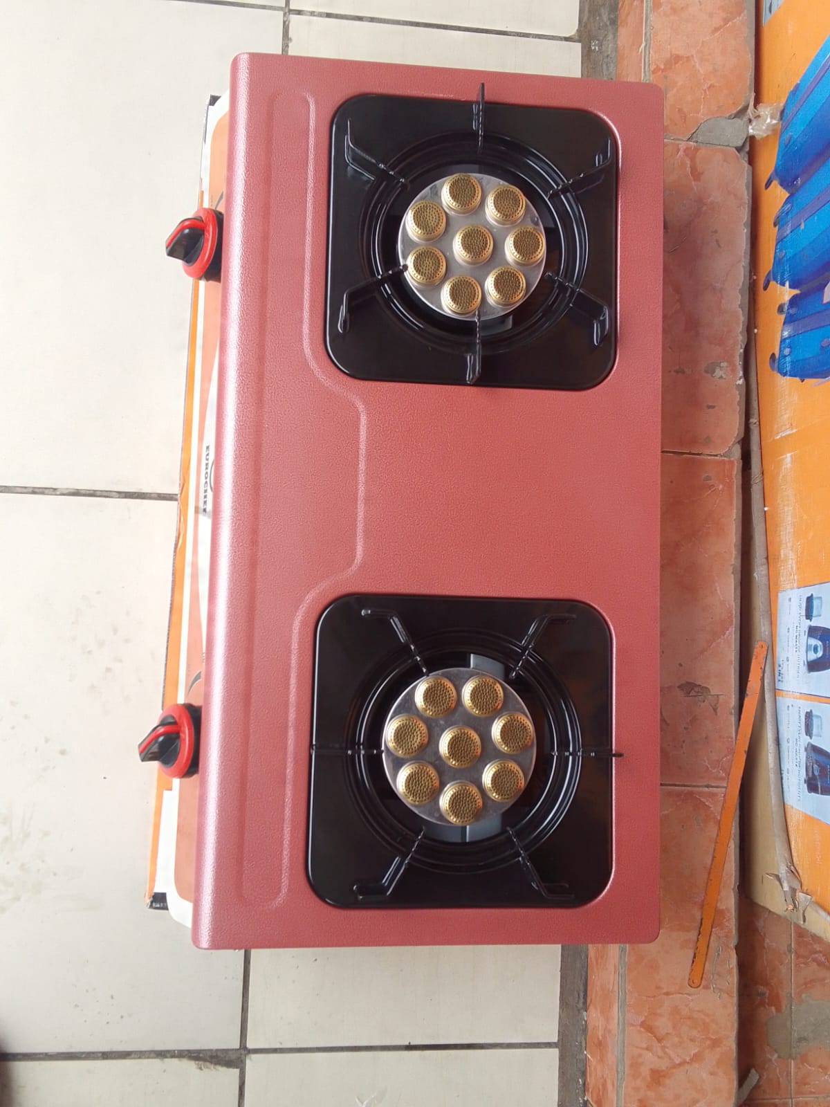 Eurochef Heavy Duty Gas Cooker with Cast Iron Burners