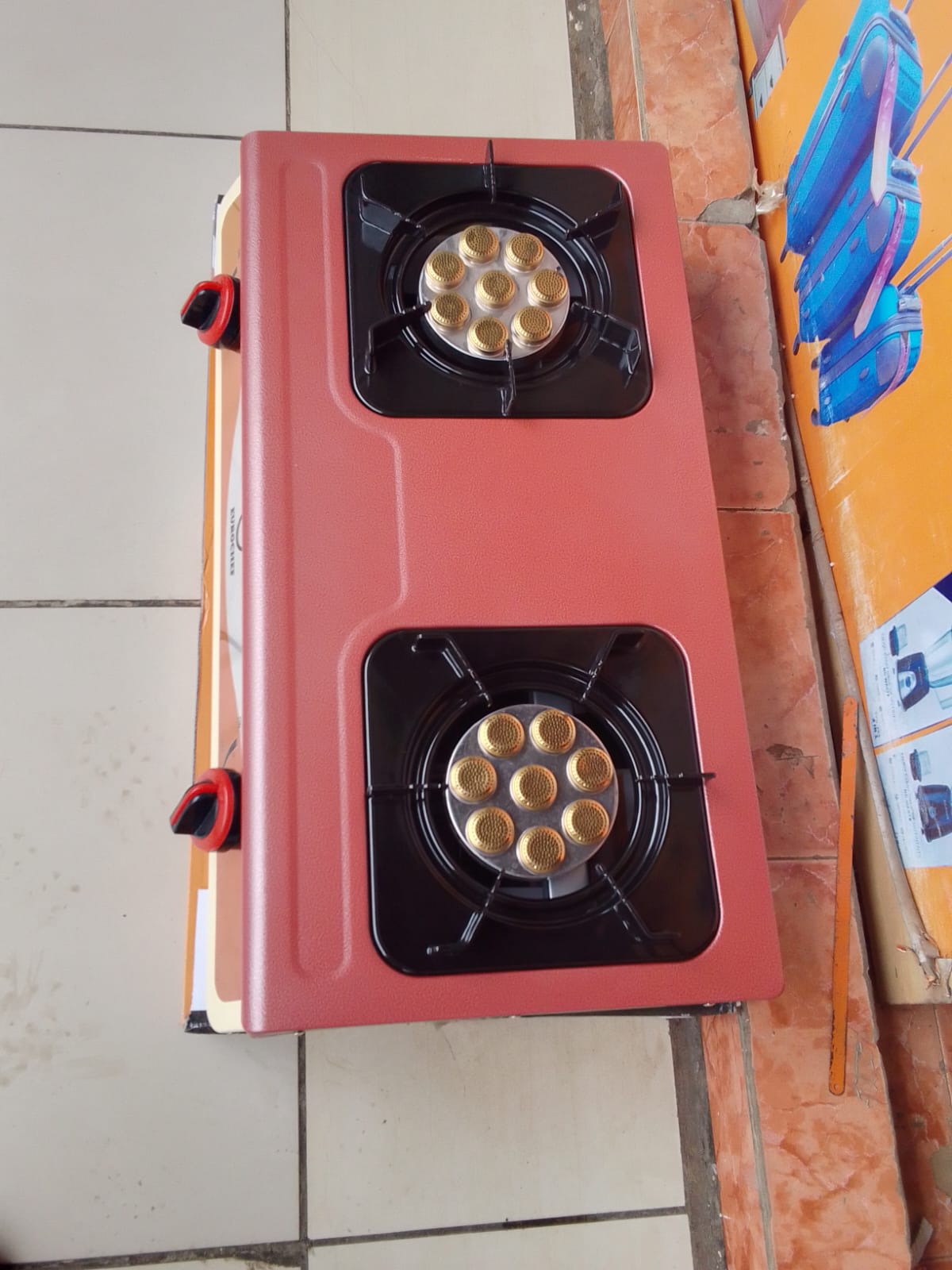 Eurochef Cast Iron 2 Burner Gas Cooker