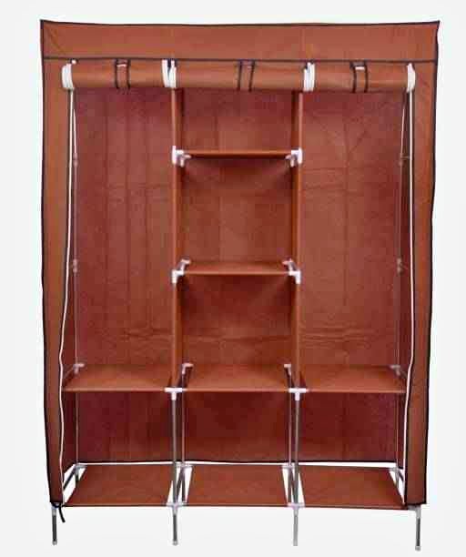 3-Columns Metallic Wardrobe