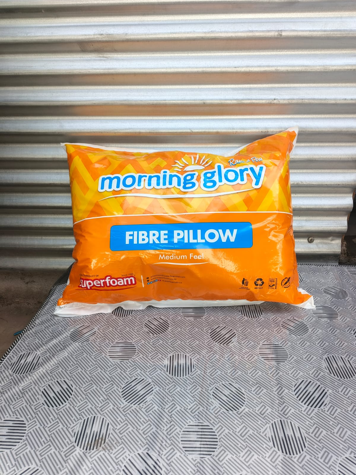 Fibre Morning Glory Pillows Per Pair