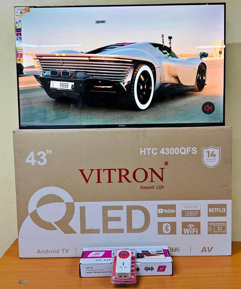 Vitron 43inches Qled Frameless Tv