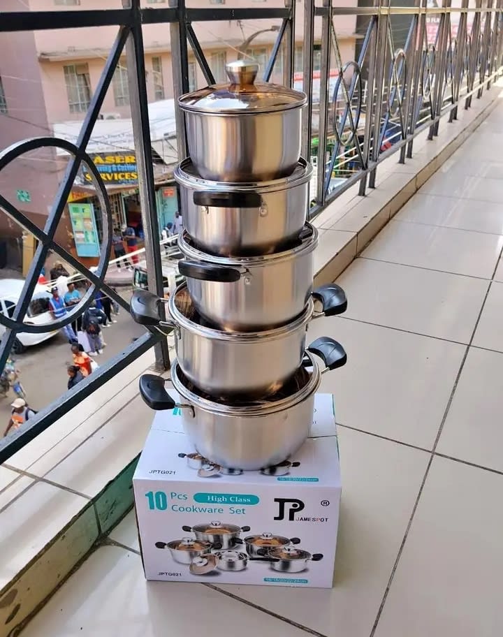 JP Stainless 10pcs Cookware Set