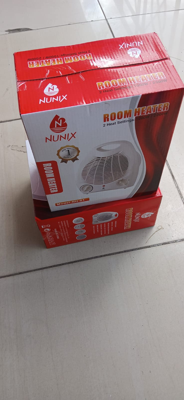 2 Setting Fan Heater