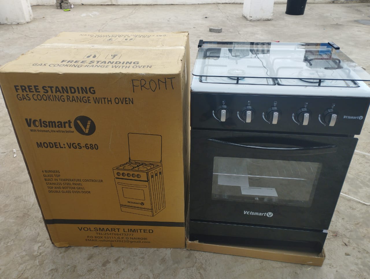 Volsmart Full Gas Standing Cooker