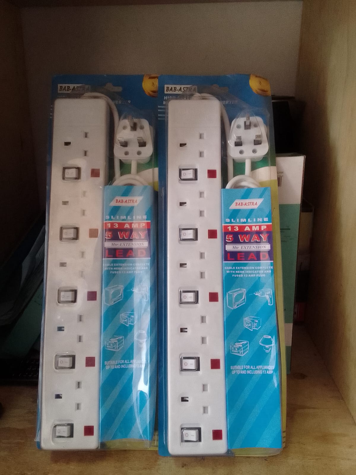 5way Bab-astra 13amp Extension