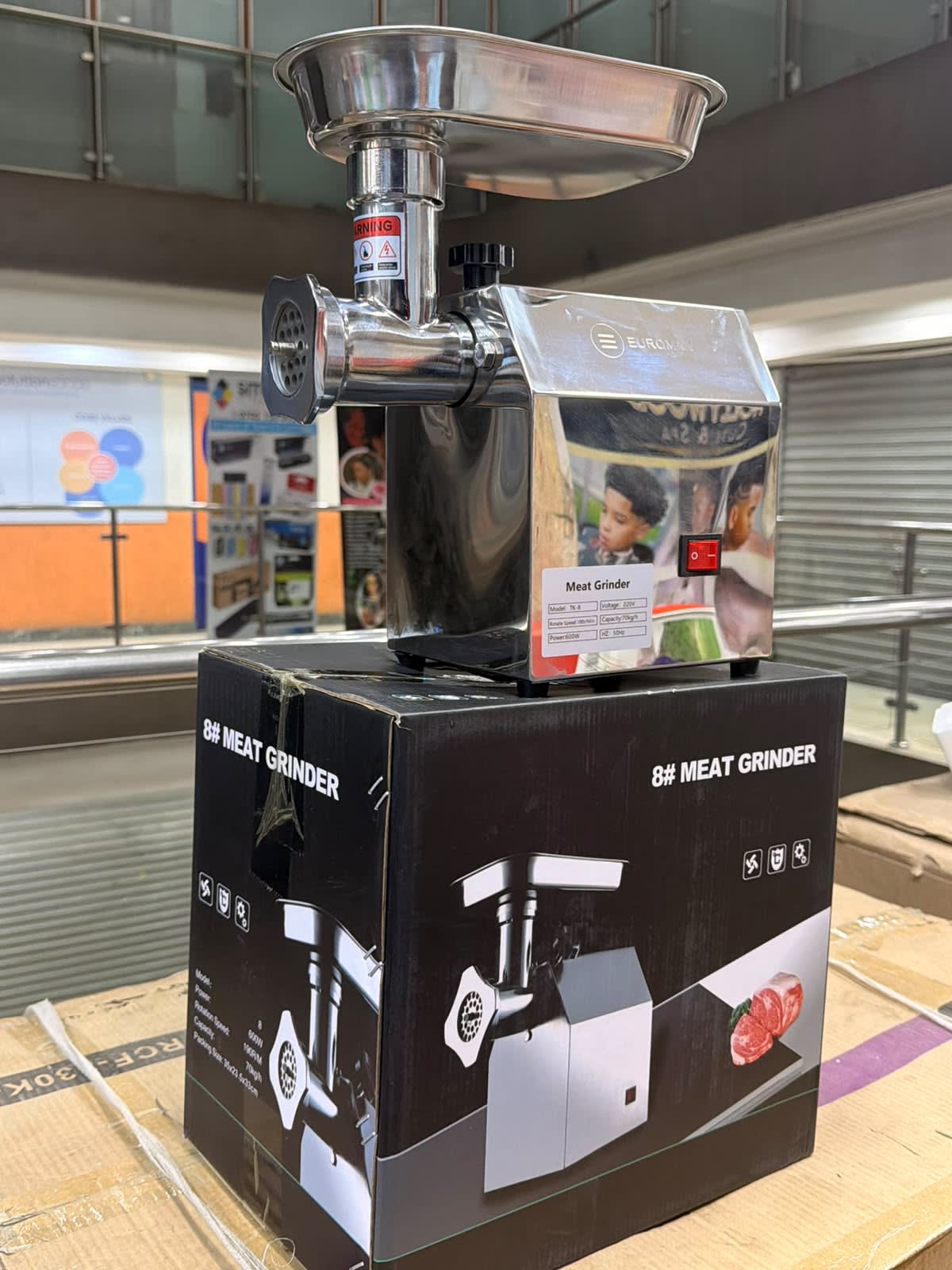Euromax Meat Mincer M8 70kg/hr
