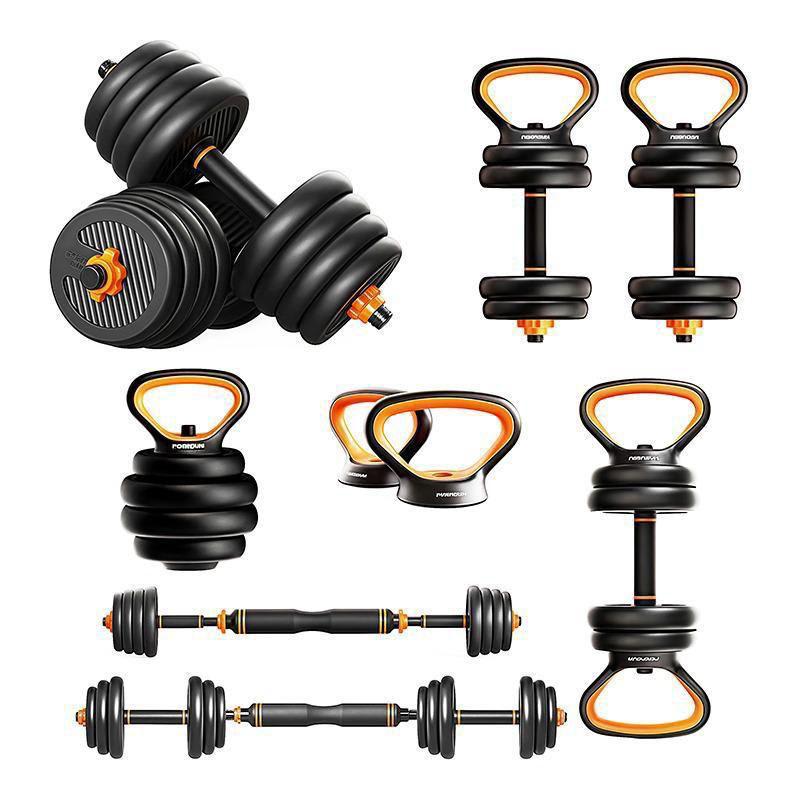 30kg 6 in 1 Kettlebell Barbell Set