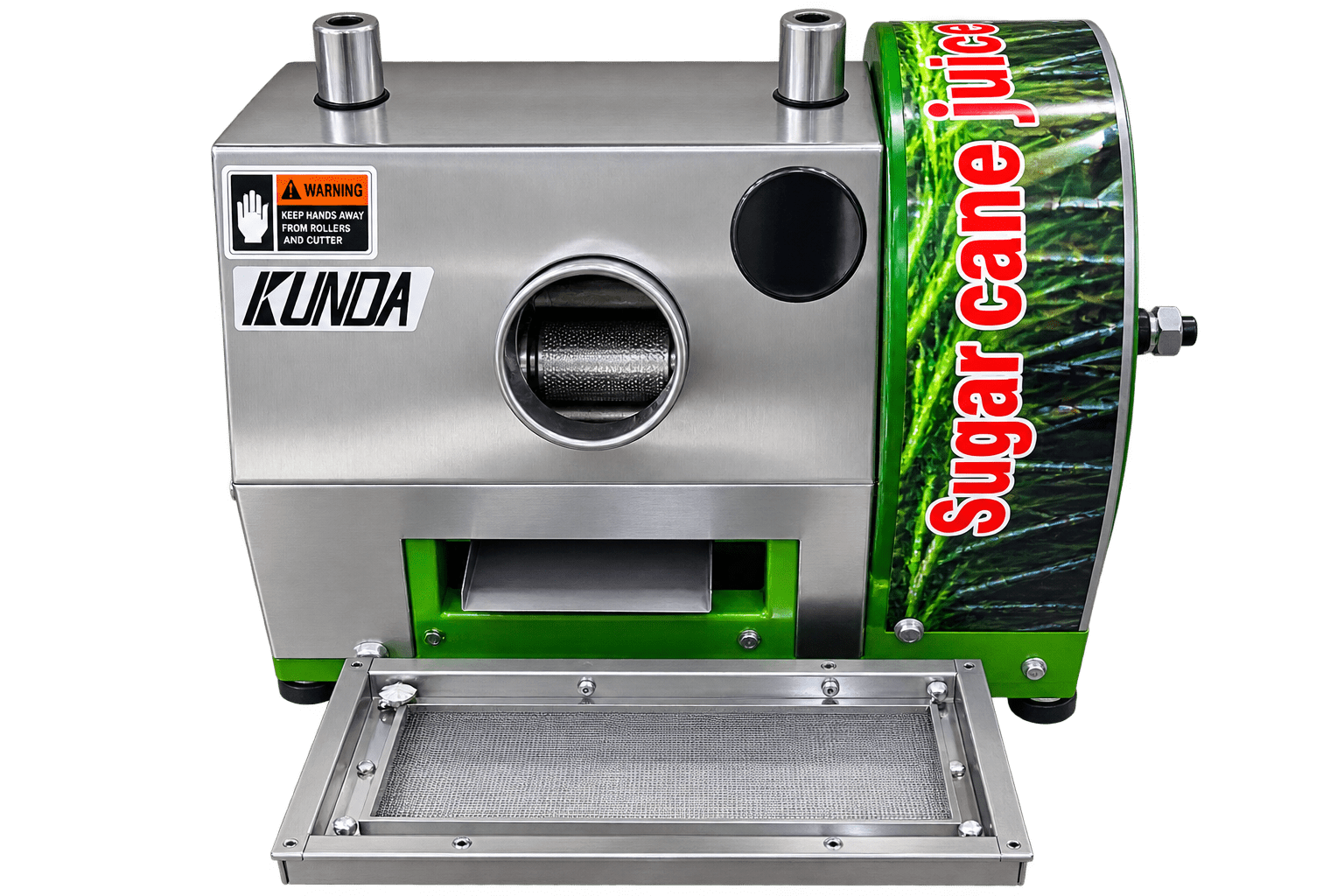 KUNDA Sugar Cane Juicer Head Stainless Steel Sugarcane Crusher Head