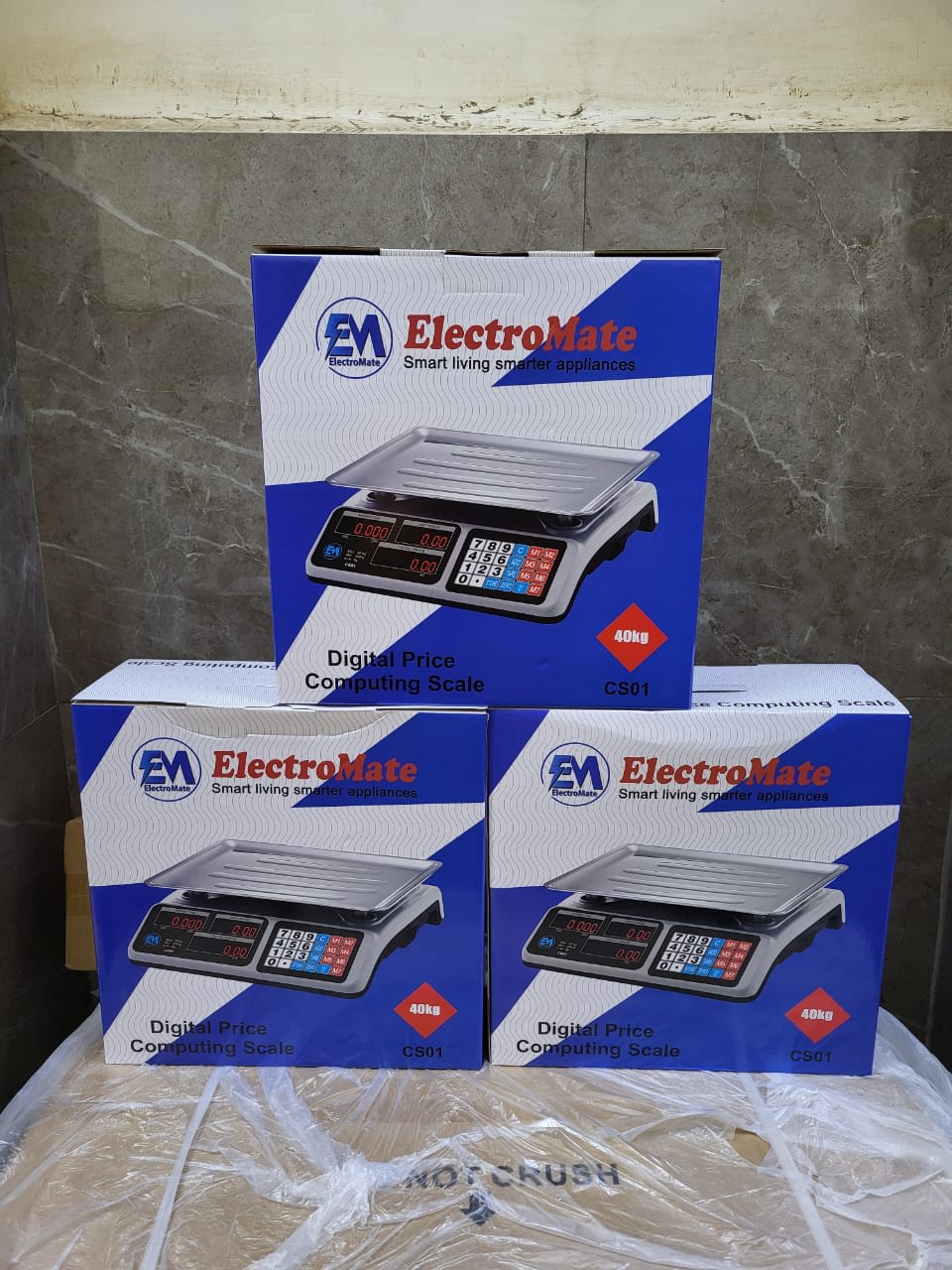 ElectroMate CS01 40kg Digital Price Computing Weighing Scale