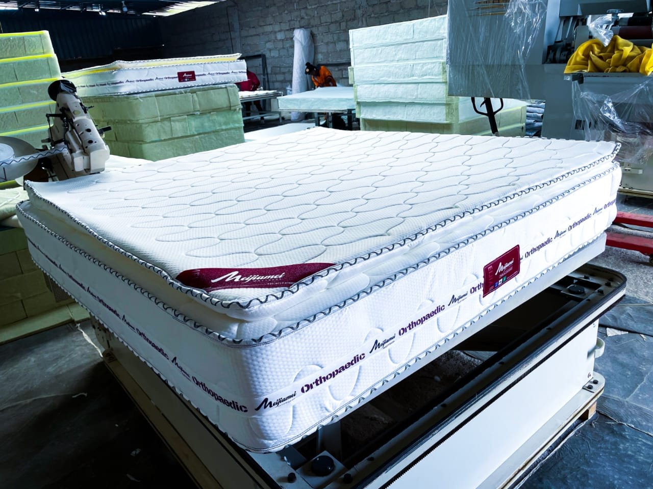 Meijamei Orthopaedic Mattress 5×6 10 Inches – Premium Quilted Mattress