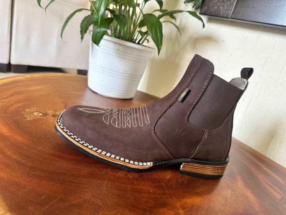 Botín Vaquero Vintage Envejecido