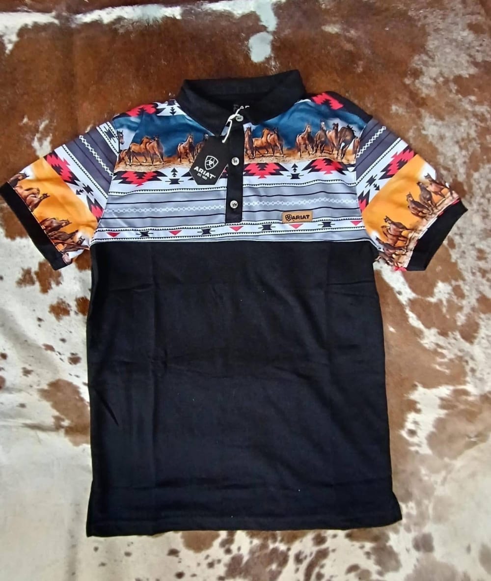Playera con Estampado Rodeo