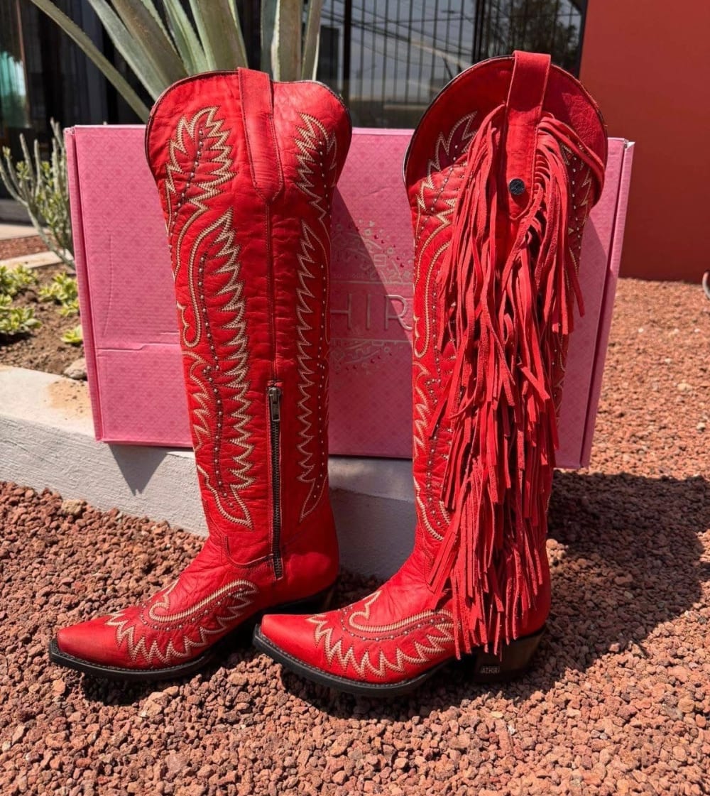 Bota Tribal Alta de Mujer