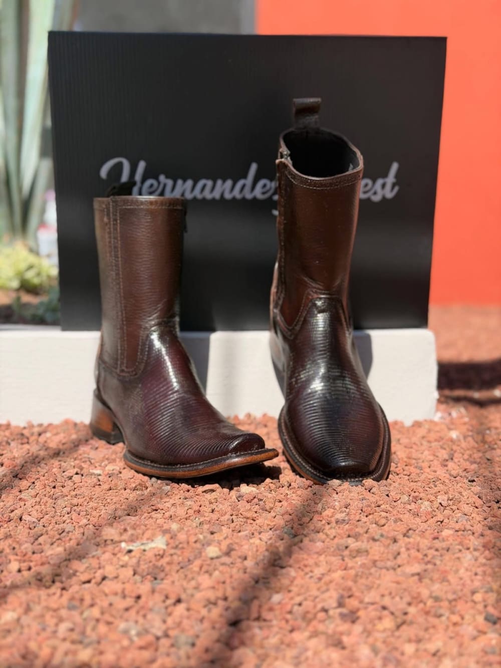 Bota Estilo Chukka de Piel