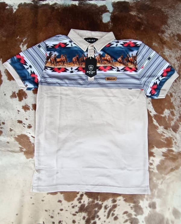 Playera Estampado Rodeo Minimalista