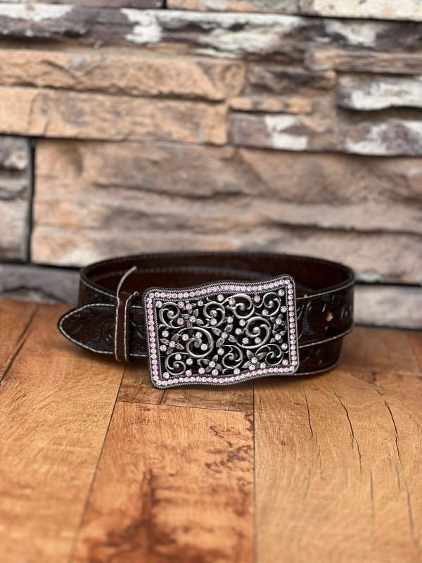 Zincho Vaquero con Apliques de Conchos Dama