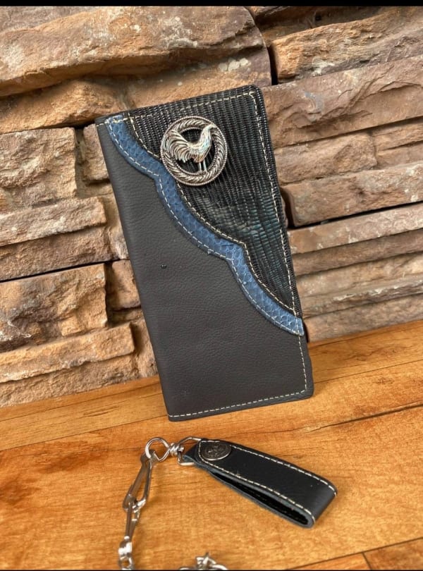 Billetera Vaquera con Pin Gallo