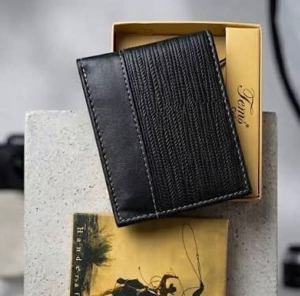 Billetera Vaquera Piel Grasa Vintage