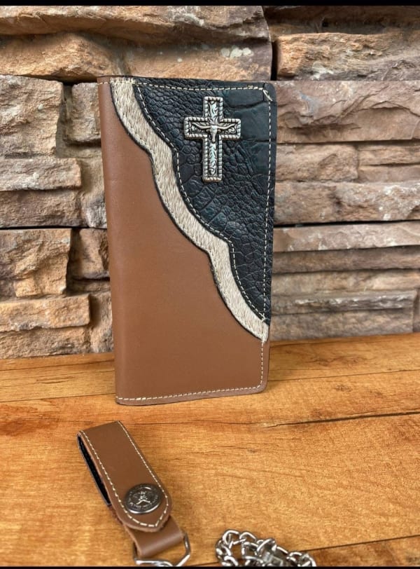 Billetera Preto Pin Cruz