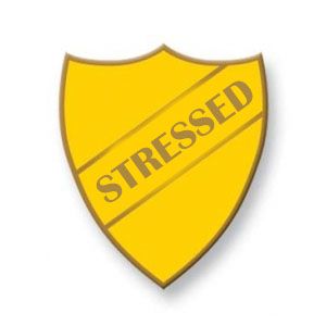 Stressed Badge - Counselling Stressed Badge - Counselling