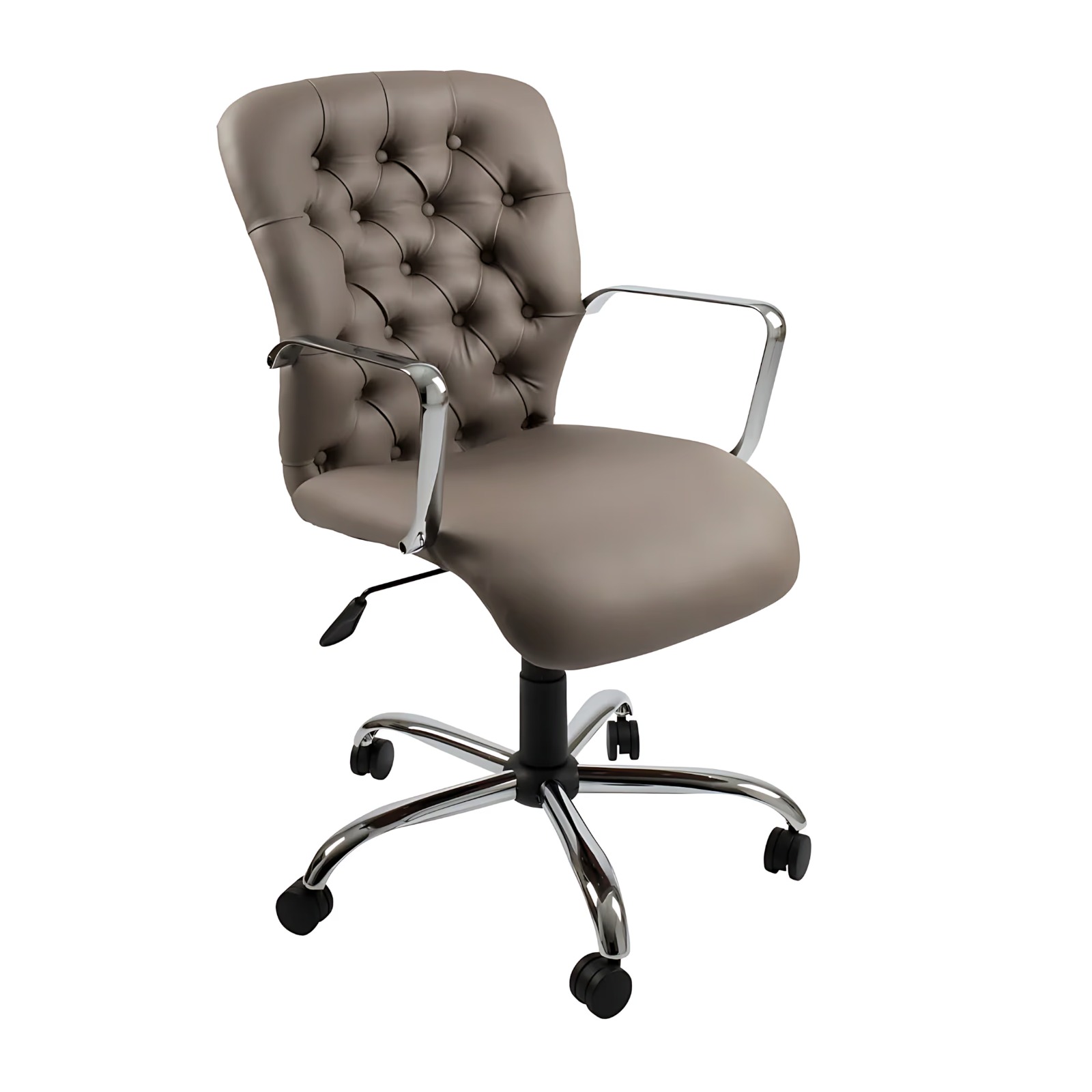 ADDA Chrome Executive Mid Back Chair