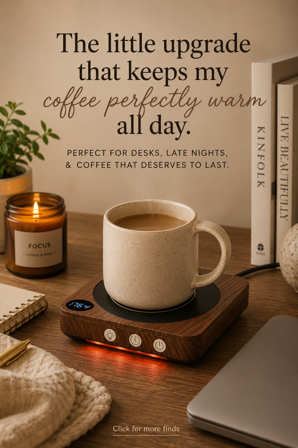 The Mug Warmer That Finally Fixed My Cold Coffee Problem