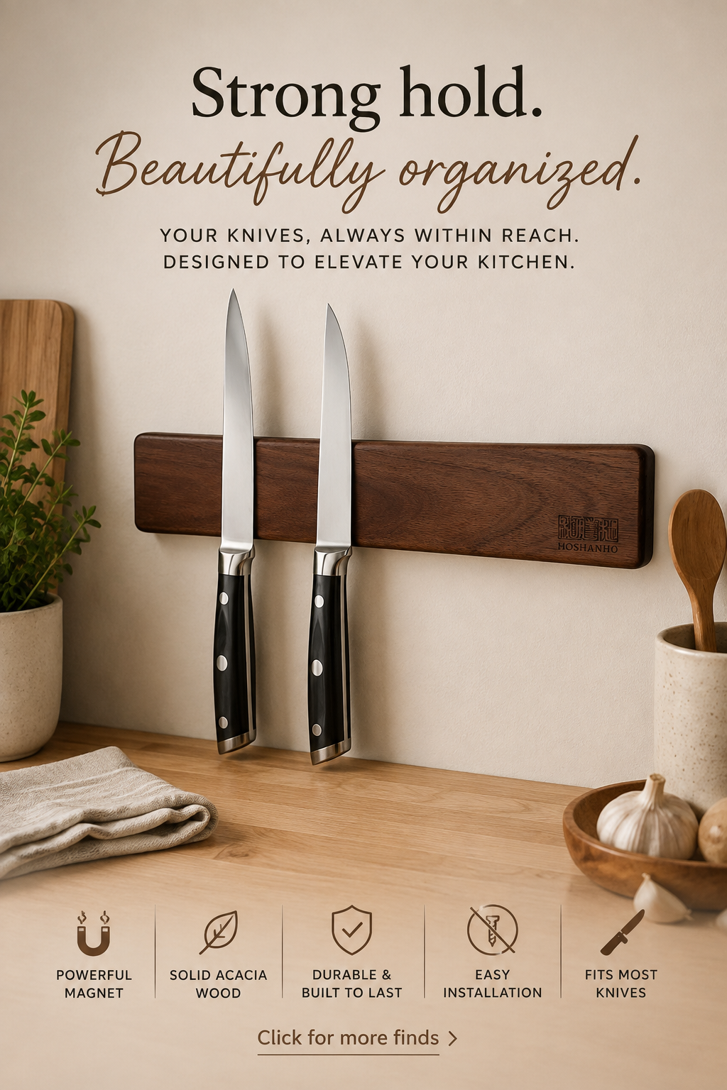 The Magnetic Knife Strip That Freed Up My Entire Knife Drawer