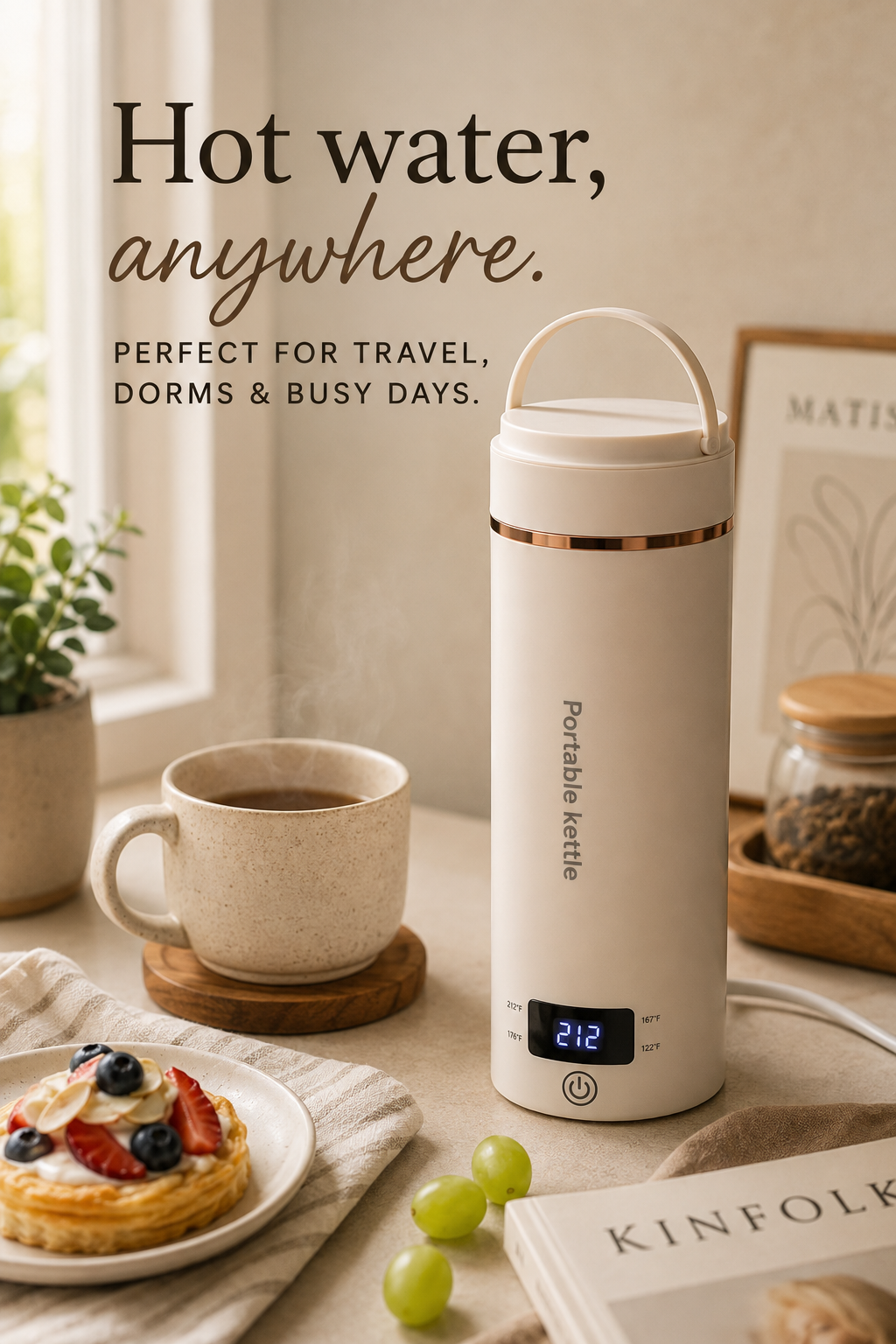 The Portable Electric Kettle That Made Dorm Coffee Actually Good